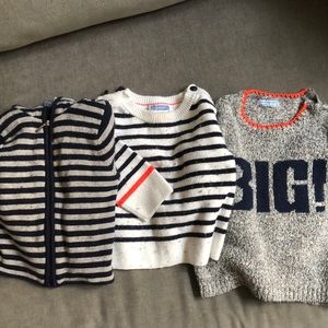 Toddler luxury sweater bundle. Signs of wear.
